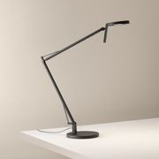 Marlin LED Table Lamp in Textured Black gallery detail image