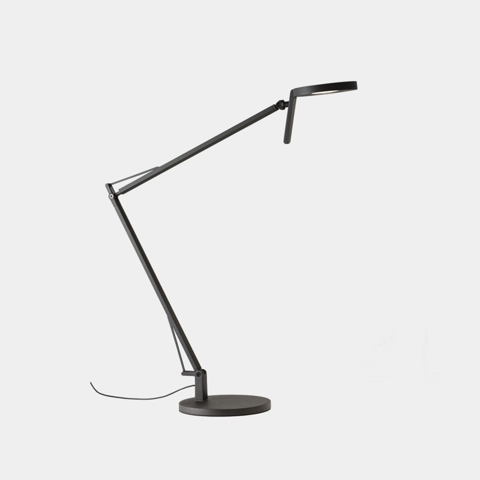 Marlin LED Table Lamp in Textured Black gallery detail image