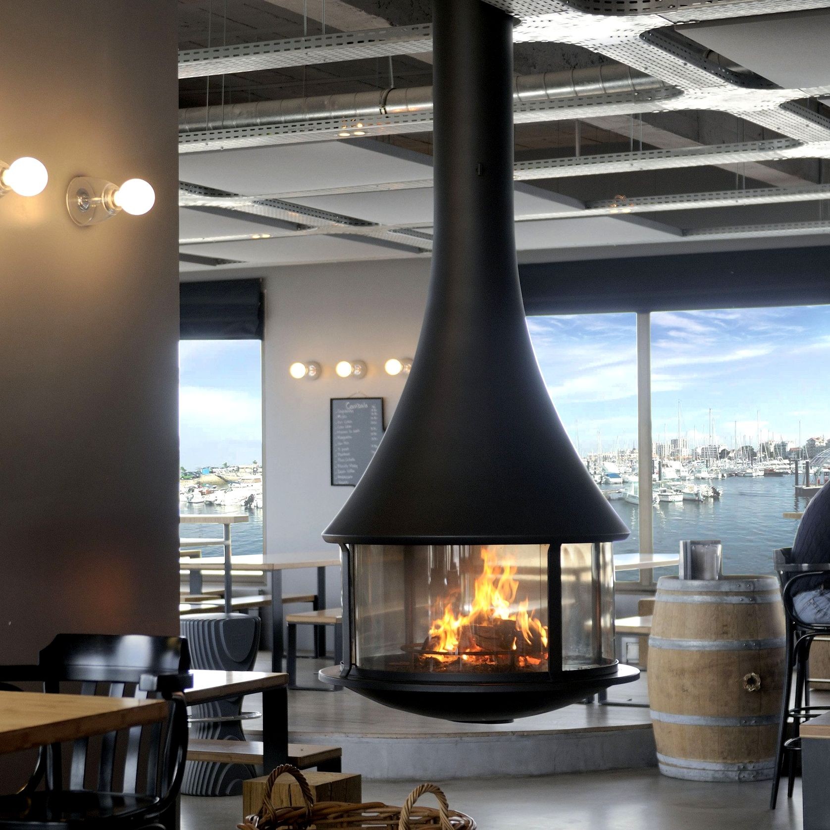 Jc Bordelet Zelia 908 | Suspended Fireplace gallery detail image