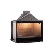 Seguin Europa 7Vl - Two Sided Black Glass Fireplace. gallery detail image