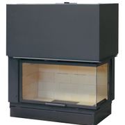 Axis H1200 Vlg | Two Sided Wood Fireplace gallery detail image