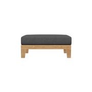 Newport Teak Outdoor Sofa With Ottoman- 4 Seat gallery detail image