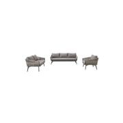 Kereru Aluminium and Rope Outdoor Armchair gallery detail image