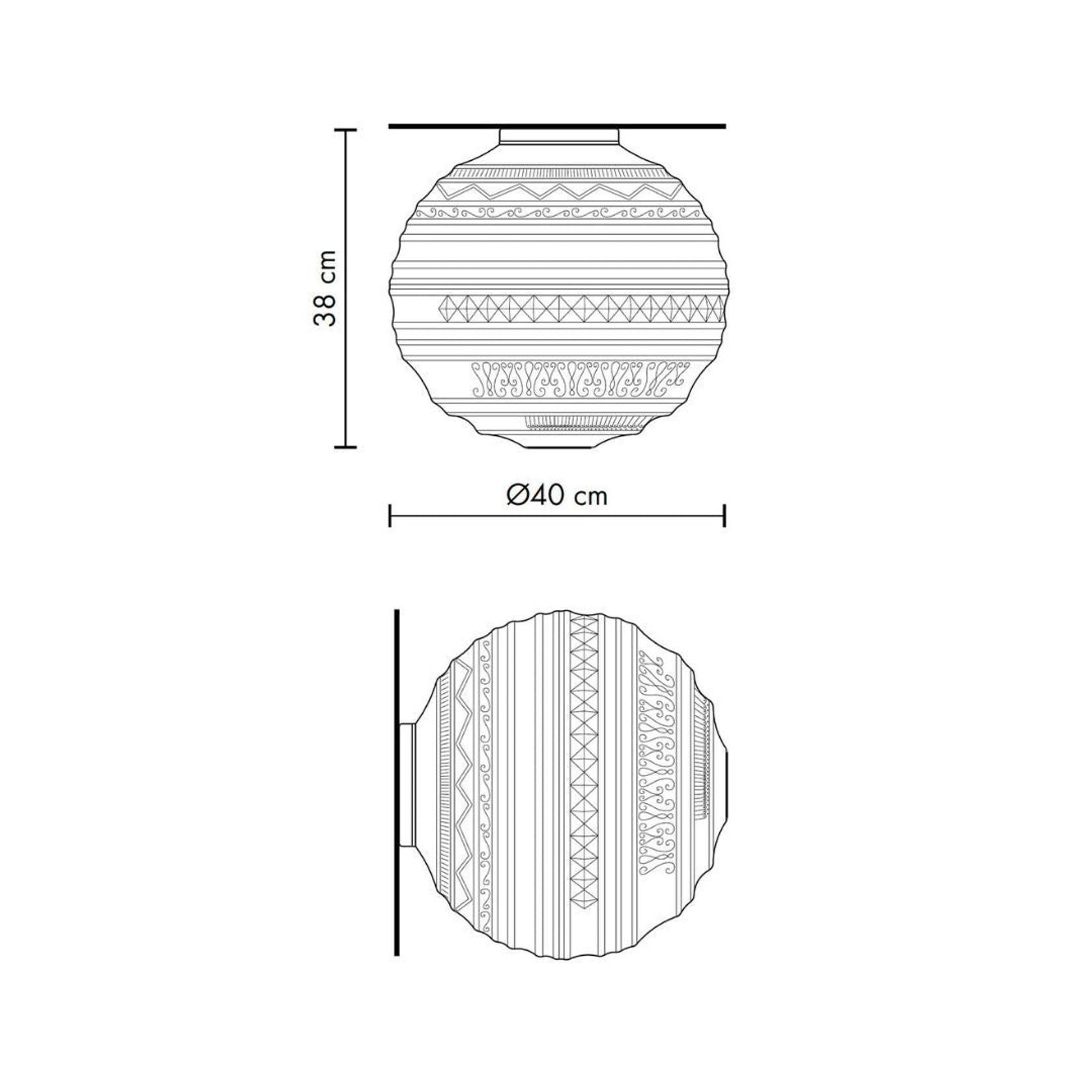 Braille Ceiling/Wall Light gallery detail image