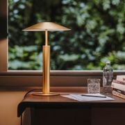 Henri LED Table Lamp in Matte Gold gallery detail image