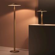 Henri LED Floor Lamp in Gold gallery detail image