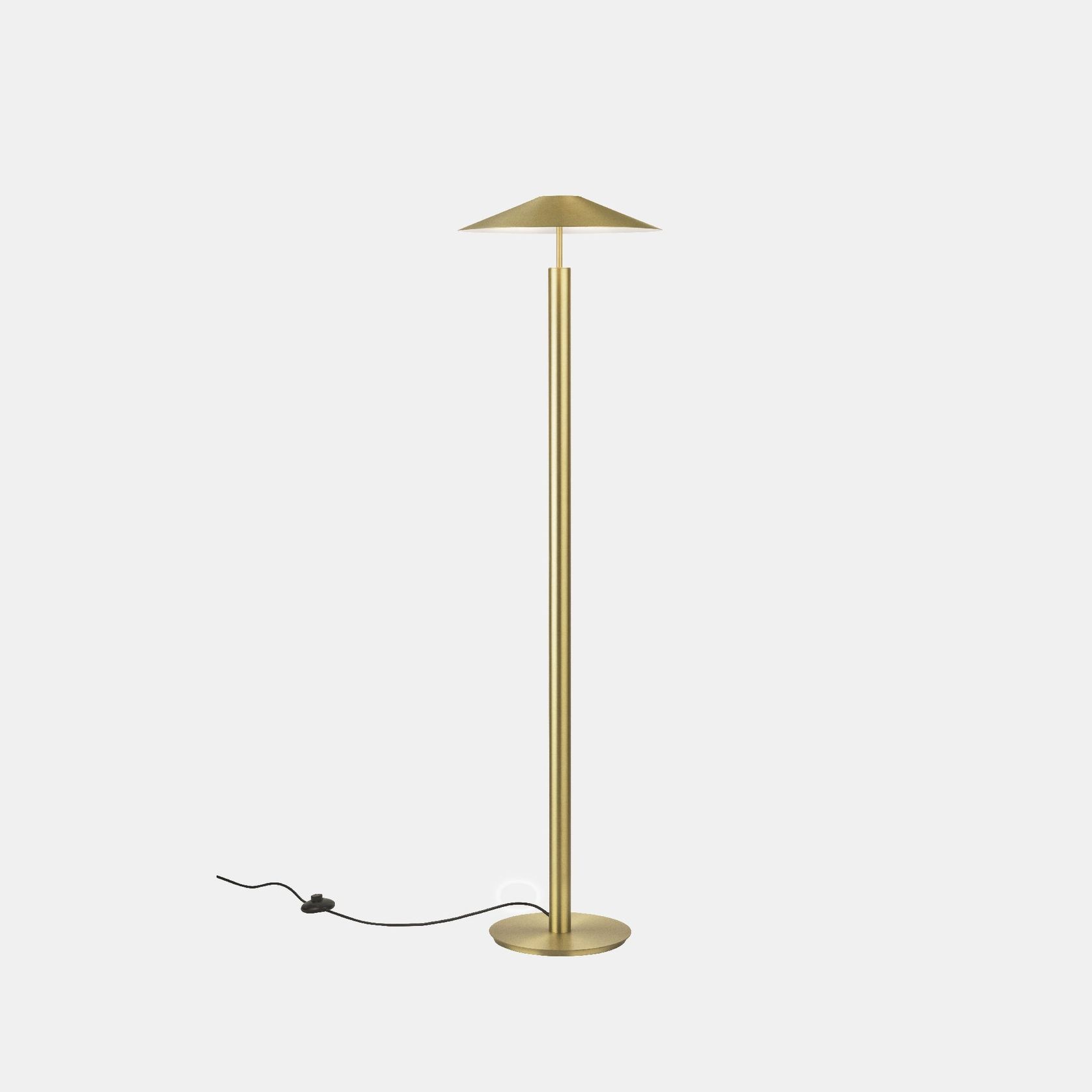 Henri LED Floor Lamp in Gold gallery detail image