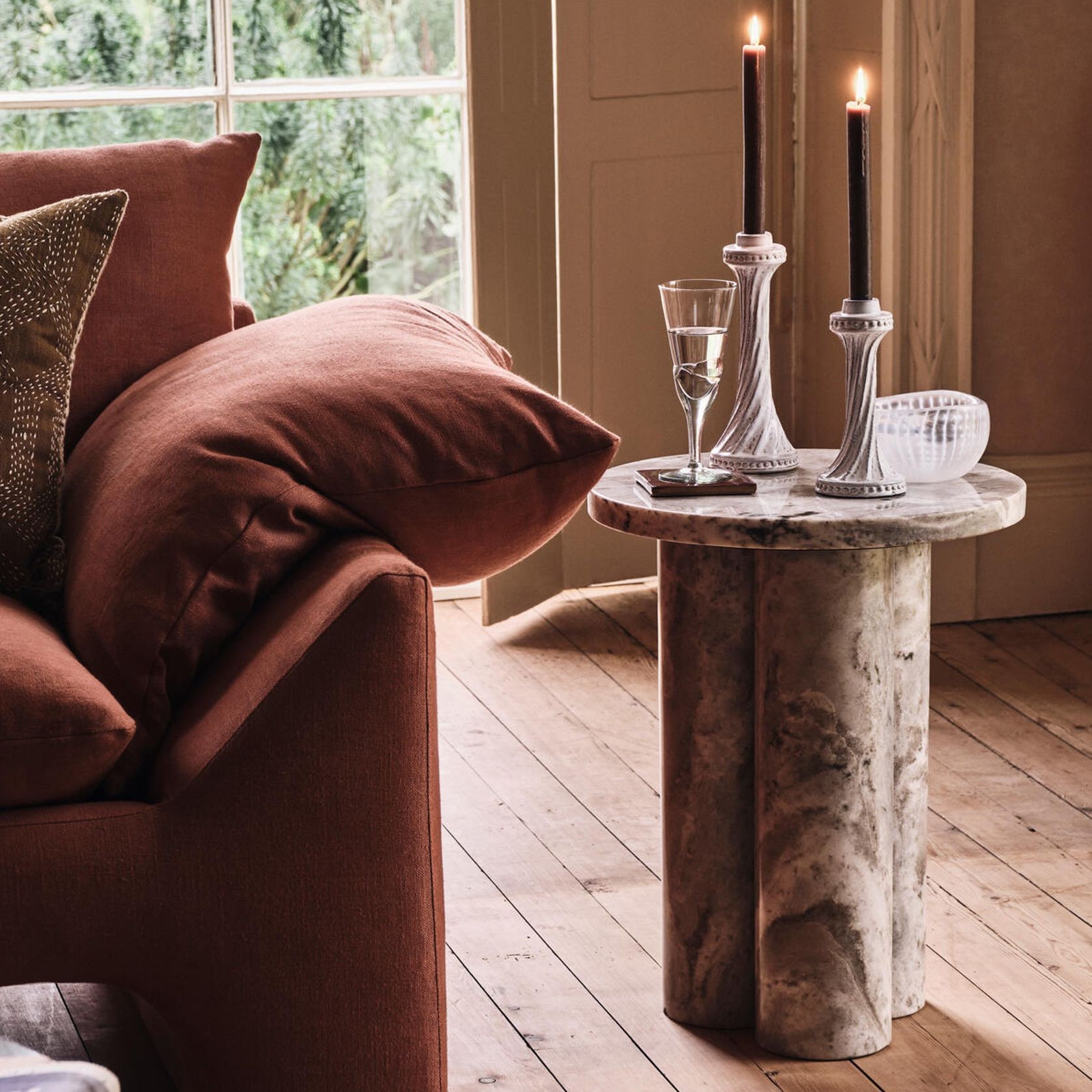 Soho Home | Tisbury Side Table | Fantasy Brown gallery detail image