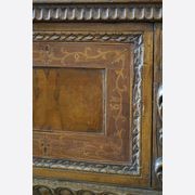 Italian 17th Century Blond Walnut Cassone Chest gallery detail image