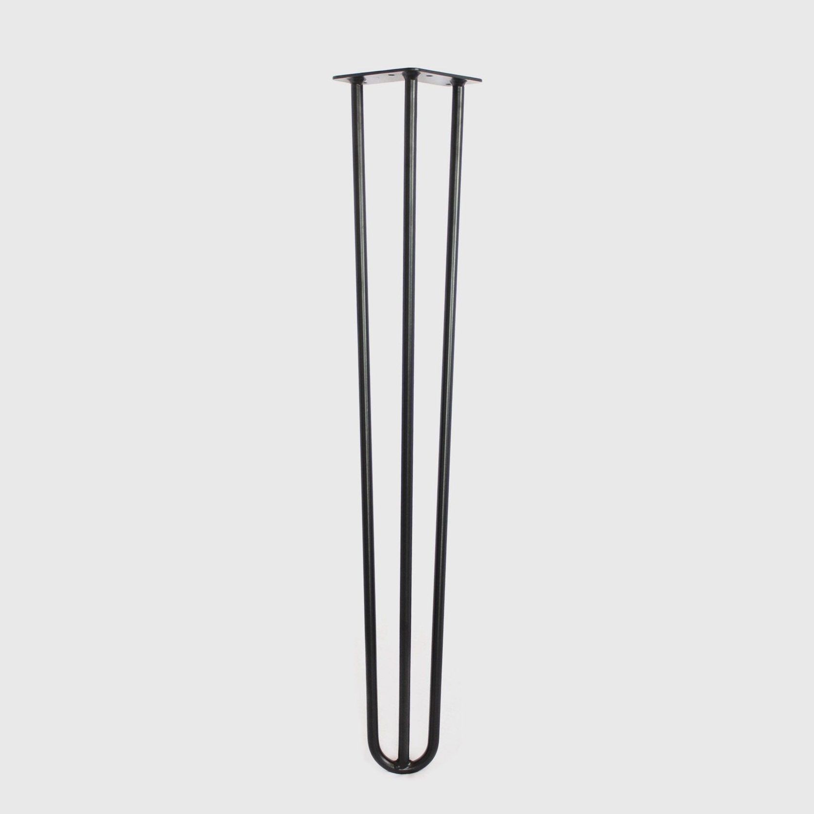 Black 710mm Hairpin Table Legs (Set of 4) gallery detail image
