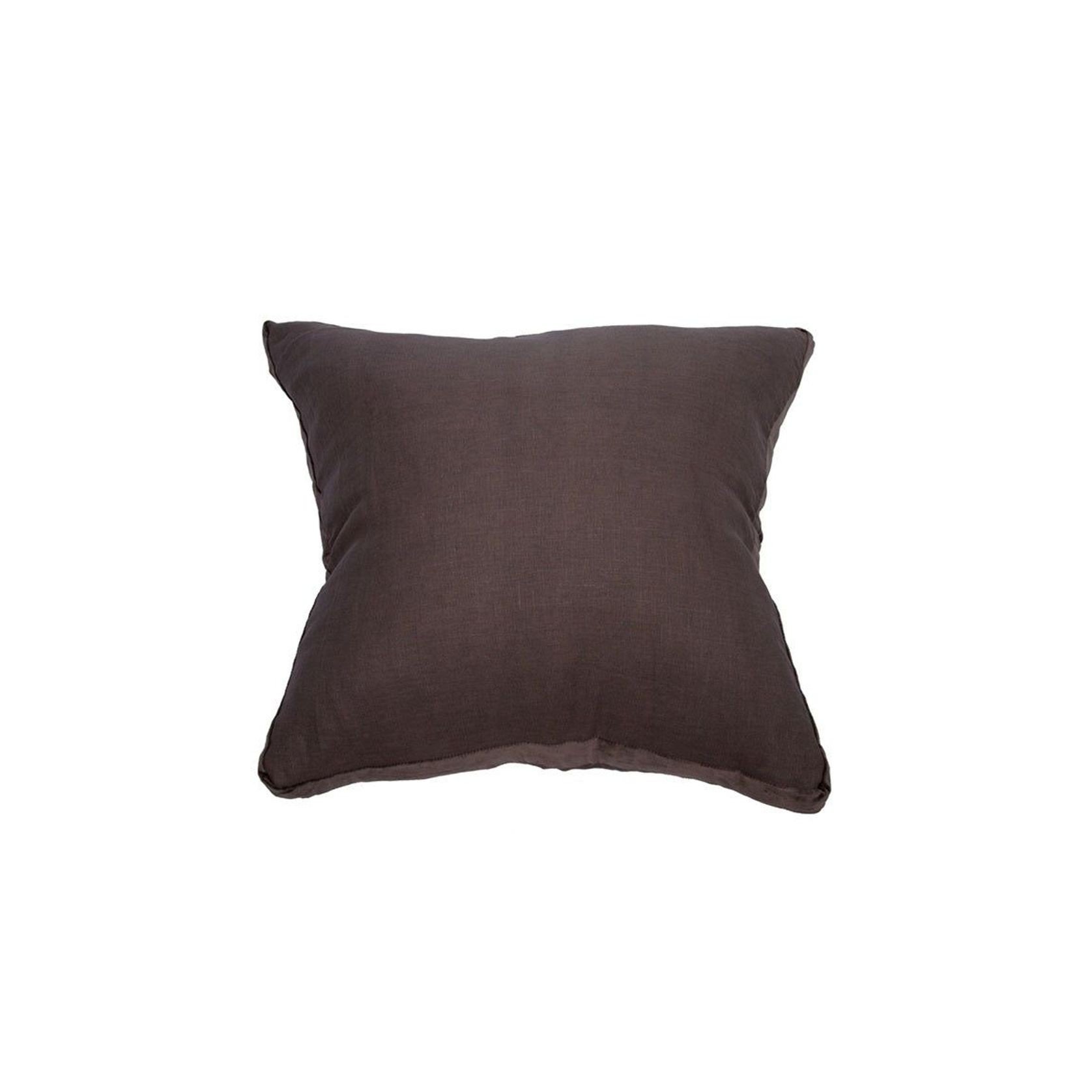 Essential Husk Linen Velvet Cushion 60x60 gallery detail image