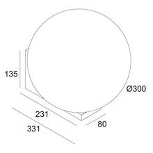 Oono W Wall Light by Delta Light gallery detail image