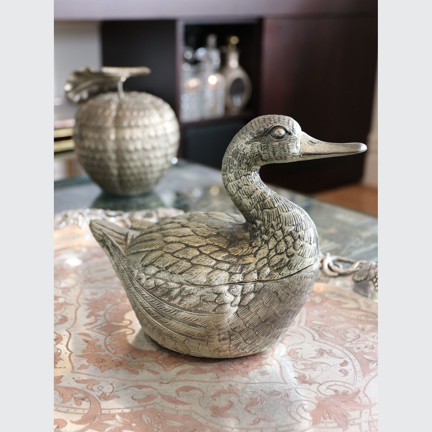 Italian Mauro Manetti Duck Ice Bucket gallery detail image