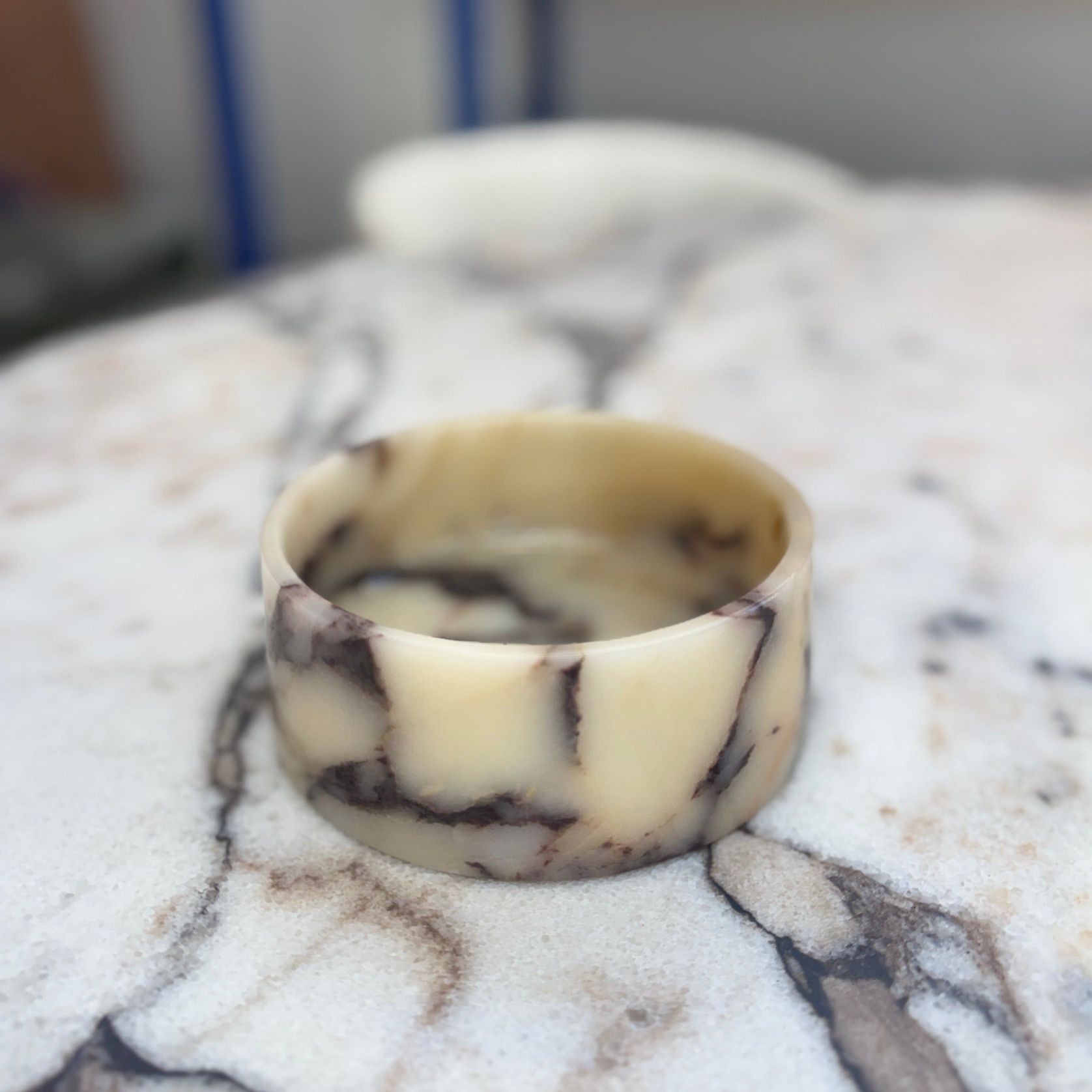 Small Bowl - Viola Calacatta Marble gallery detail image