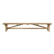 Titan Outdoor Teak Dining Bench Seat 290cm gallery detail image