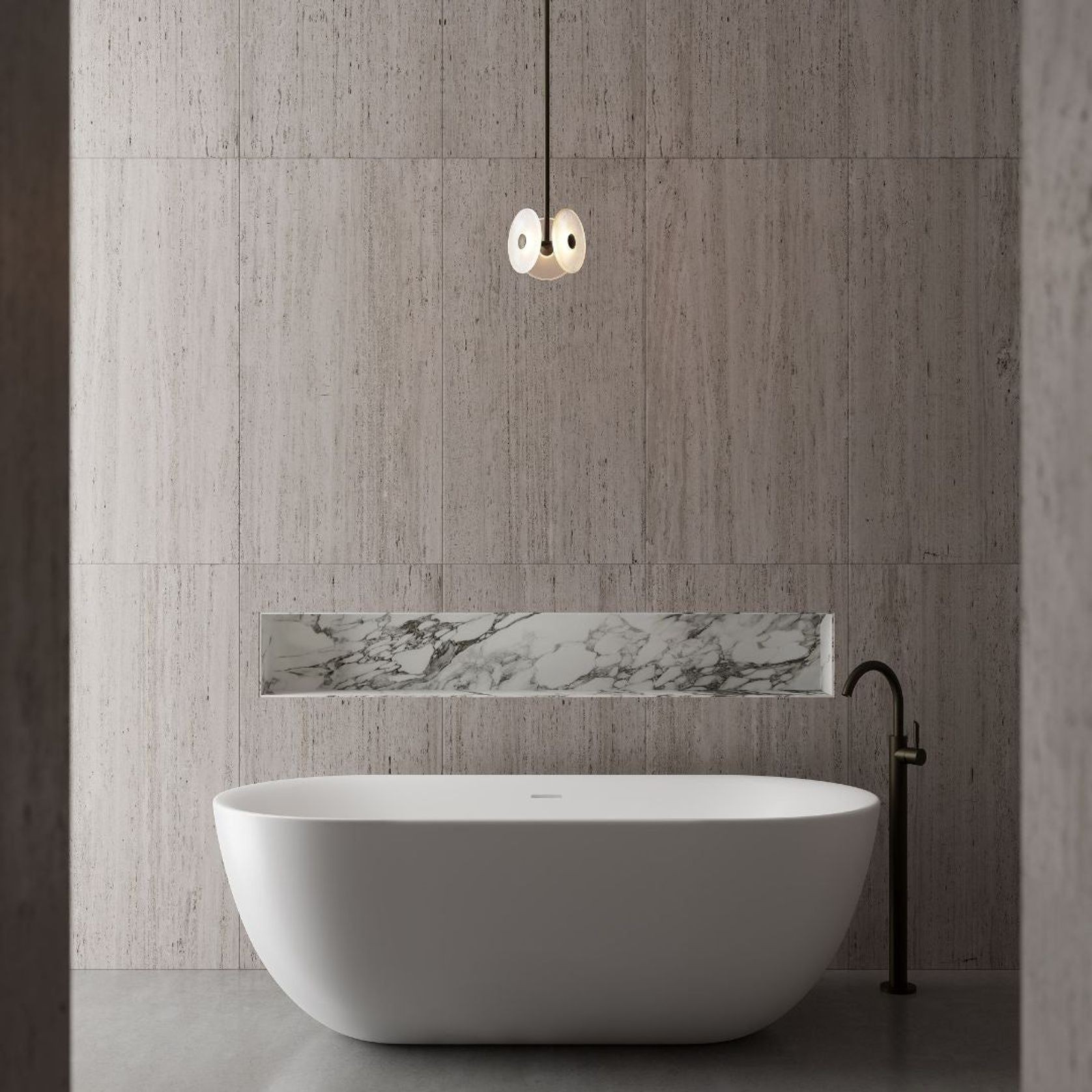 Coral Trio Drop Pendant Light gallery detail image