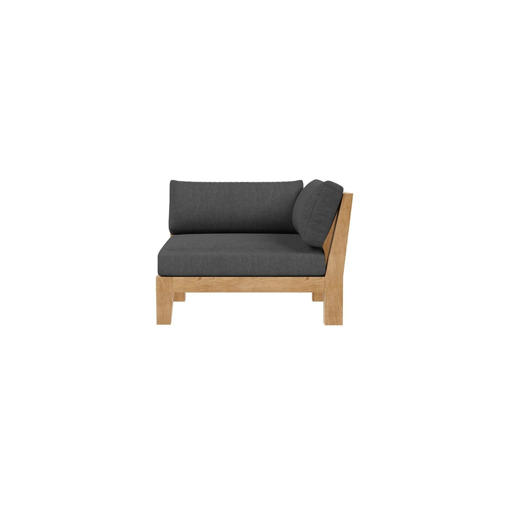 Newport Teak Outdoor Sofa L Sectional - 5 Seat gallery detail image