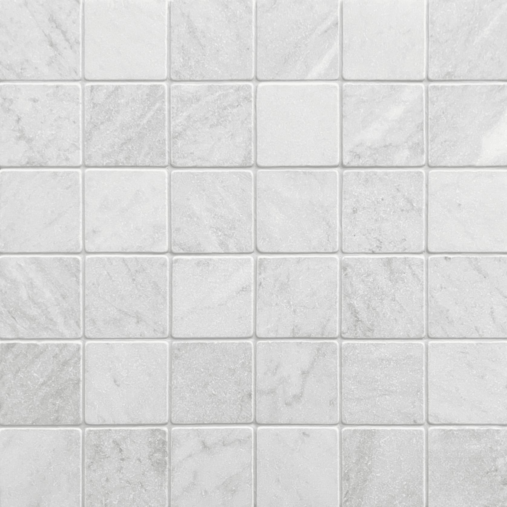 Carrara Tumbled Tile, 98x98x10mm gallery detail image