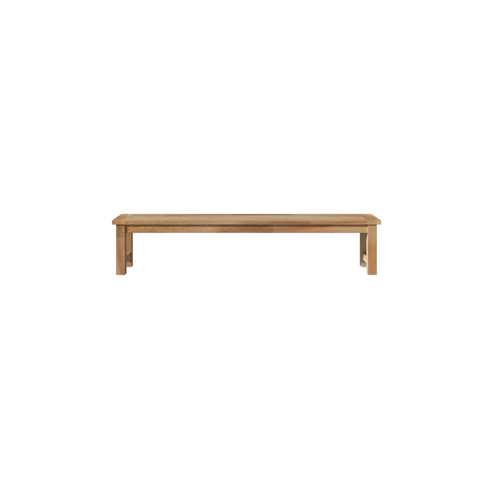 Harmony Outdoor Teak Bench 230x 40x 45cm gallery detail image