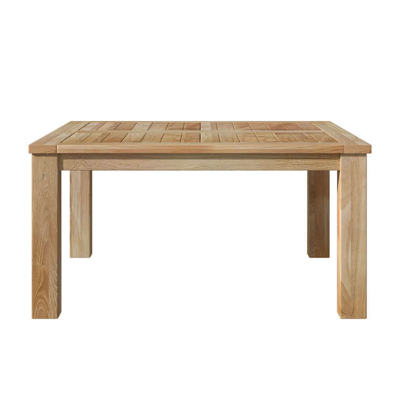 Juniper Teak Square Dining Table 150cm gallery detail image