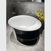 Josei Round Japanese Shelf Soak Tub - 1200mm - MGD01 gallery detail image