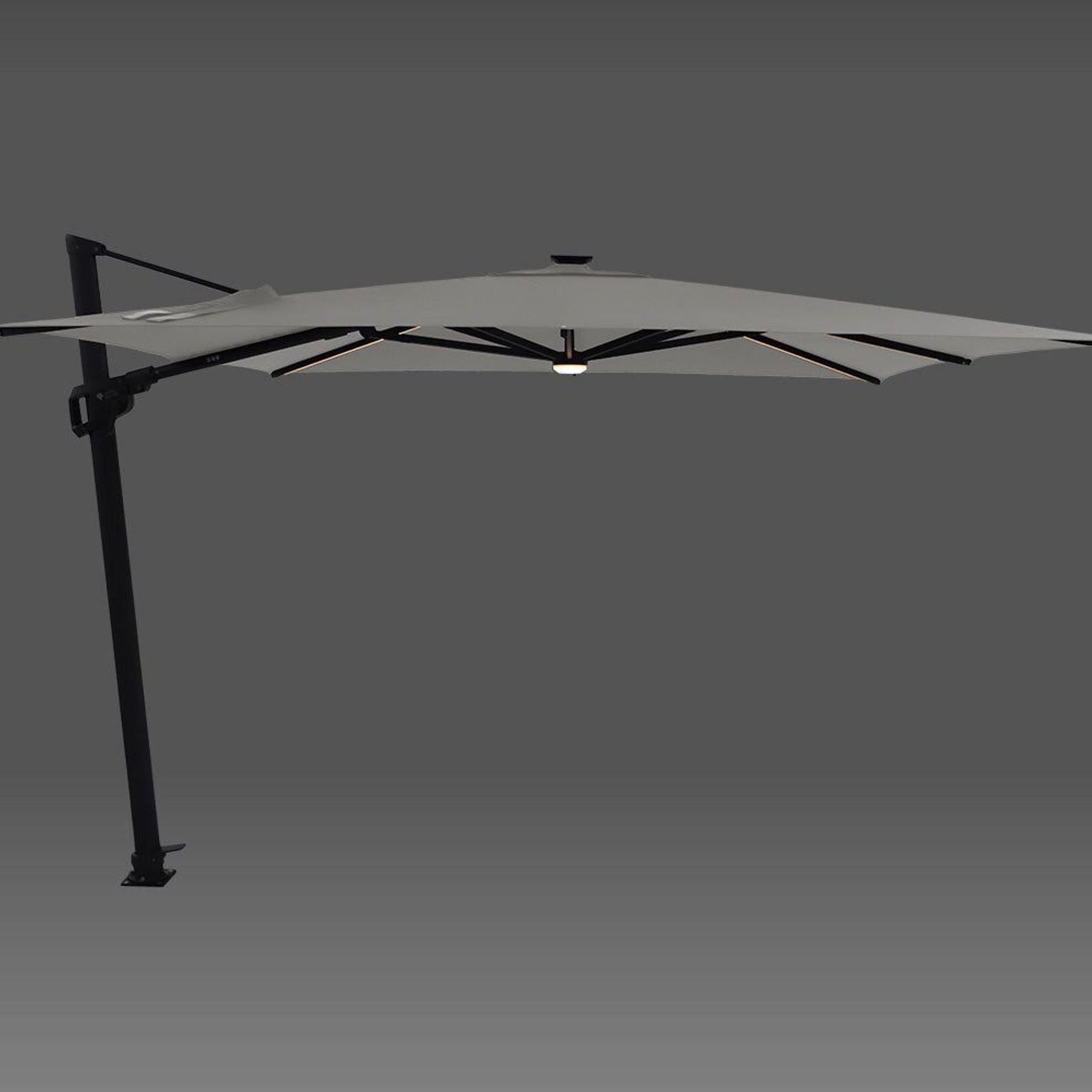 Agave 3m Square Cantilever Umbrella gallery detail image
