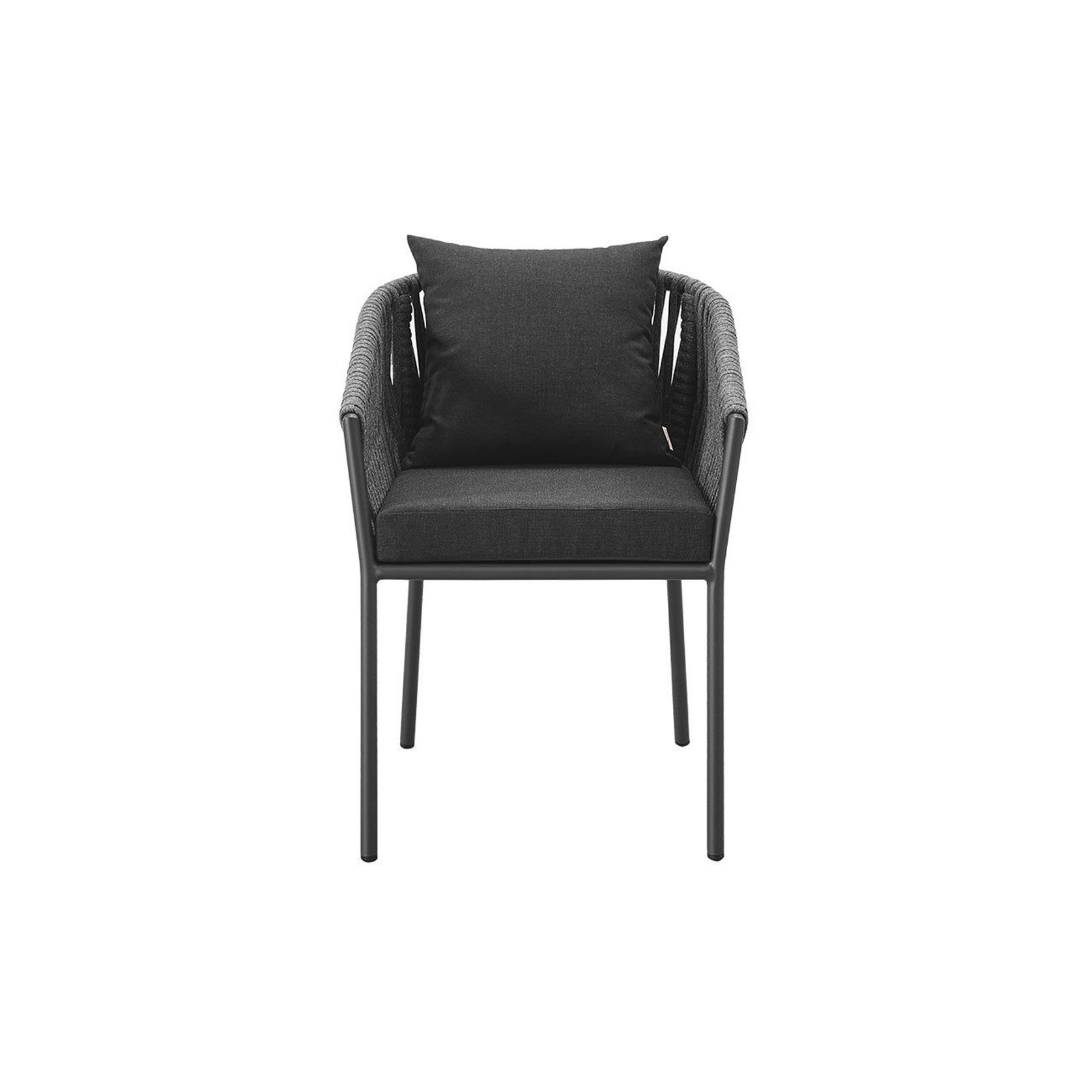 Kereru Aluminium and Rope Outdoor Dining Chair gallery detail image