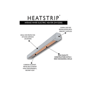 HEATSTRIP Intense Heater White 2200w gallery detail image