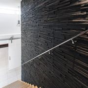 Wedgewood Wood Wall Panel by Muros | Black Timber Slats gallery detail image