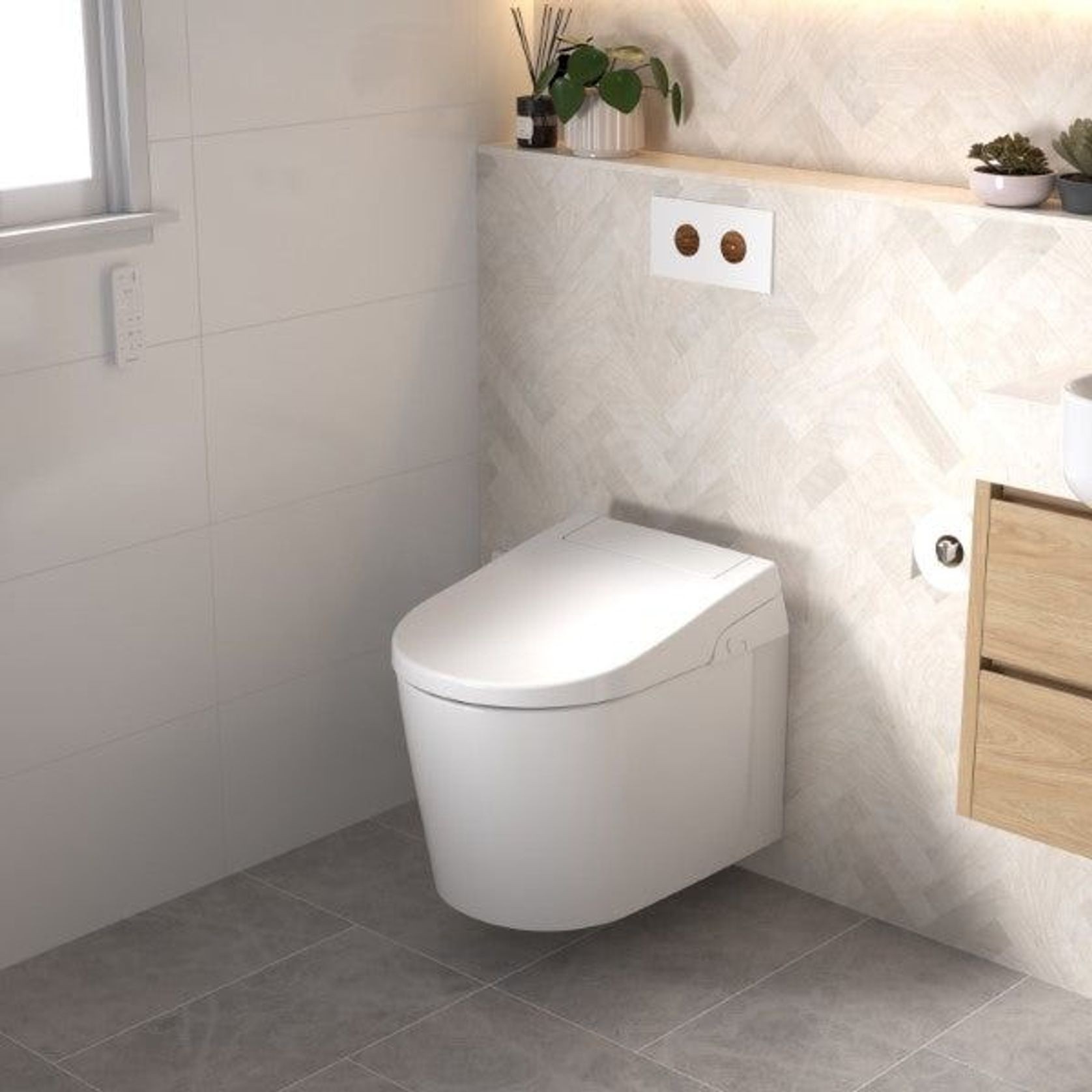 Caroma Livewell Electronic Bidet Seat gallery detail image