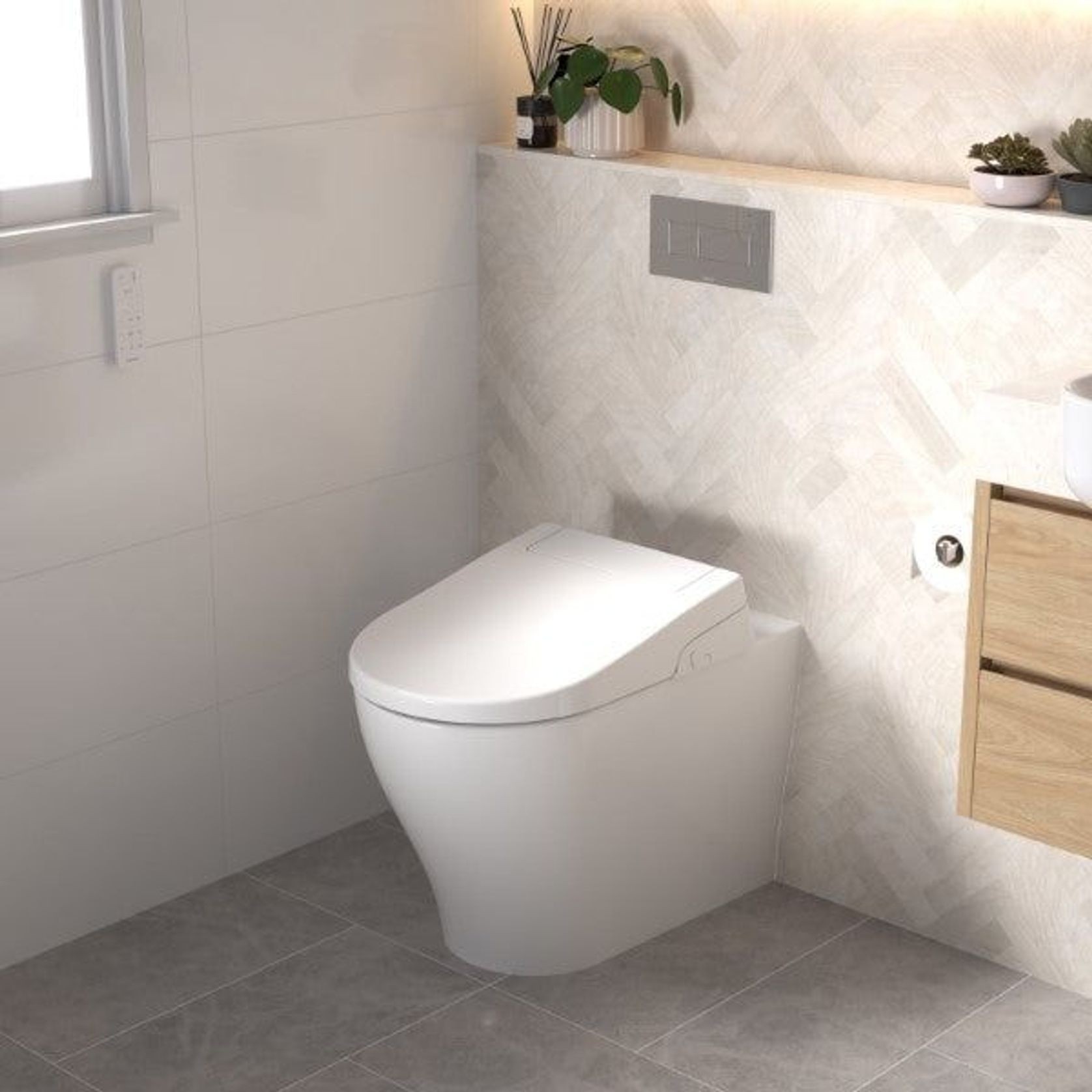 Caroma Livewell Electronic Bidet Seat gallery detail image