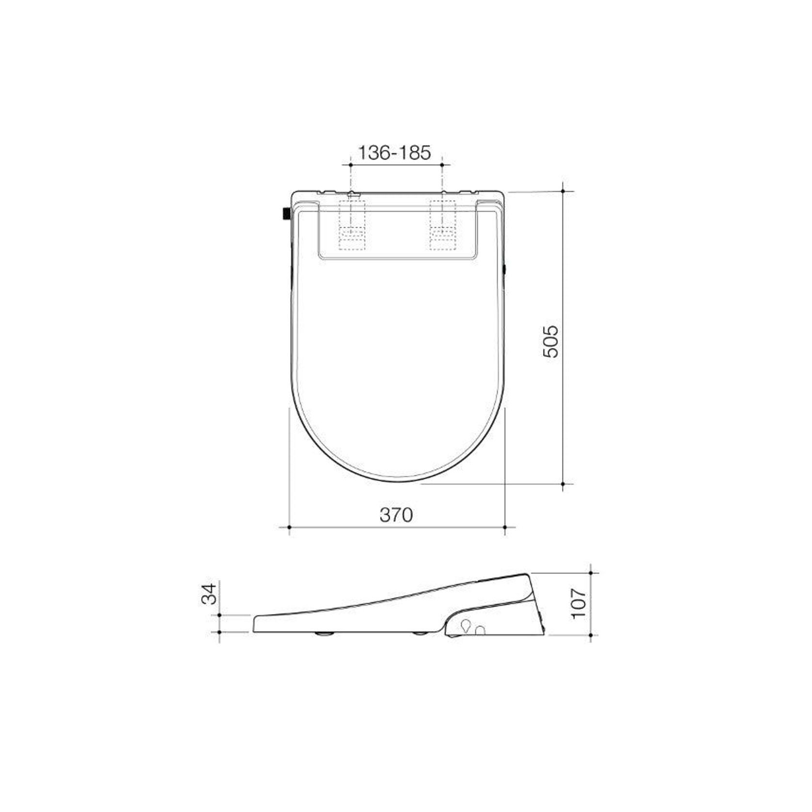 Caroma Livewell Electronic Bidet Seat gallery detail image