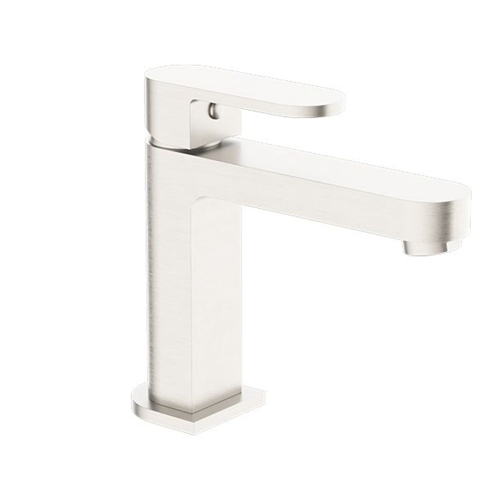 Ecco Basin Mixer Brushed Nickel gallery detail image