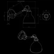 Lampe Gras N°304 Wall Light gallery detail image