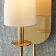 Audrina 1 Light Wall Light in Aged Brass gallery detail image