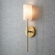 Haven 1 Light Wall Light in Aged Brass gallery detail image