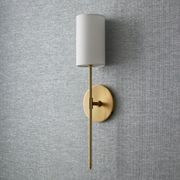 Haven 1 Light Wall Light in Aged Brass gallery detail image