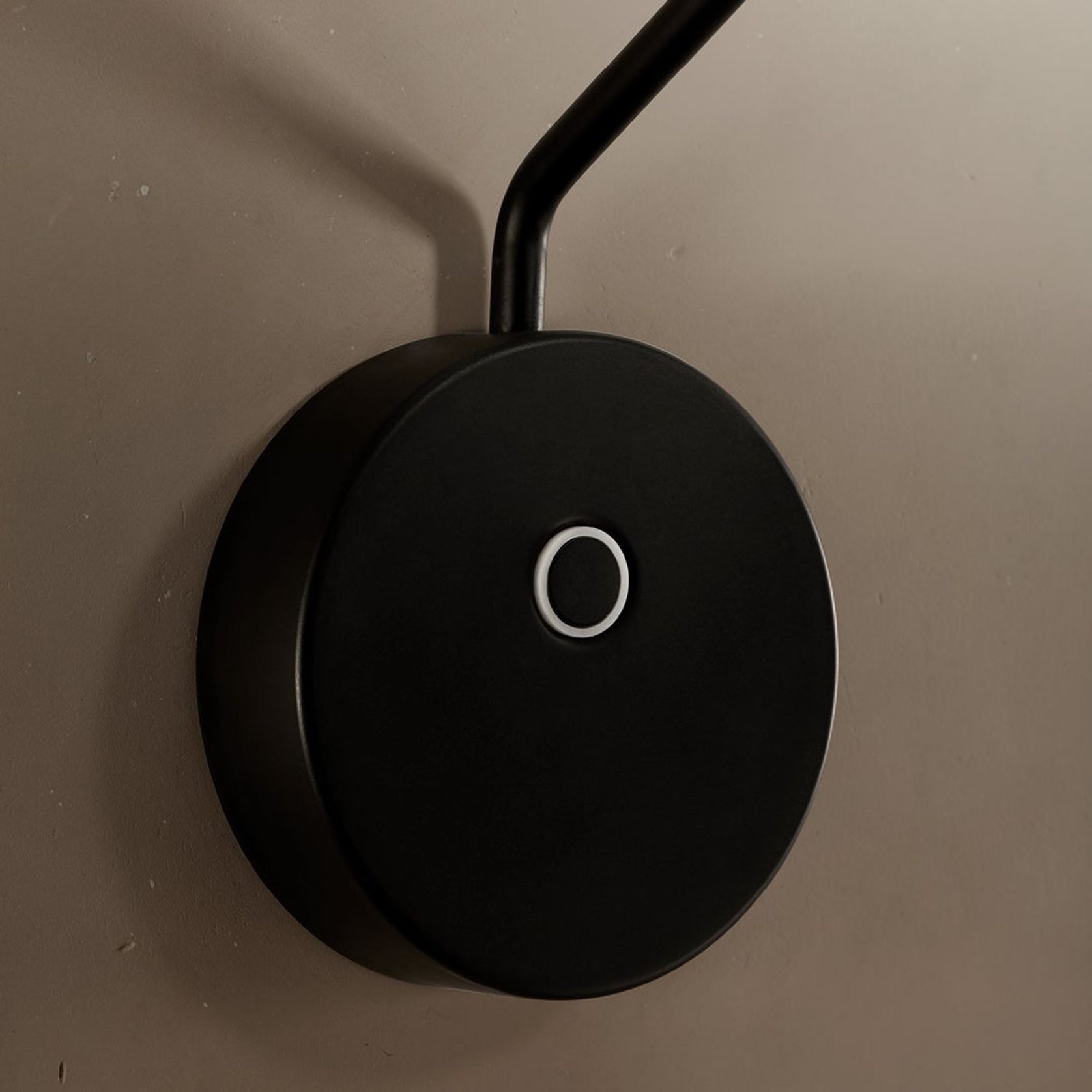 Rolla LED Reading Wall Light in Black gallery detail image