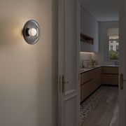 Haze Glass Wall Light in Smoke gallery detail image