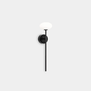 Koko Glass Wall Light in Black gallery detail image