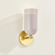 Posie 1 Light Wall Light in Natural Dust Pink gallery detail image
