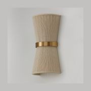 Fisher 2 Light Wall Light in Bleached Rope gallery detail image