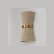 Fisher 2 Light Wall Light in Bleached Rope gallery detail image