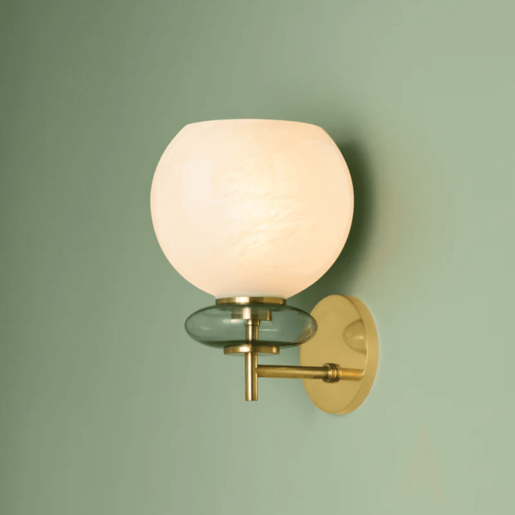 Farah 1 Light Wall Light In Aged Brass gallery detail image