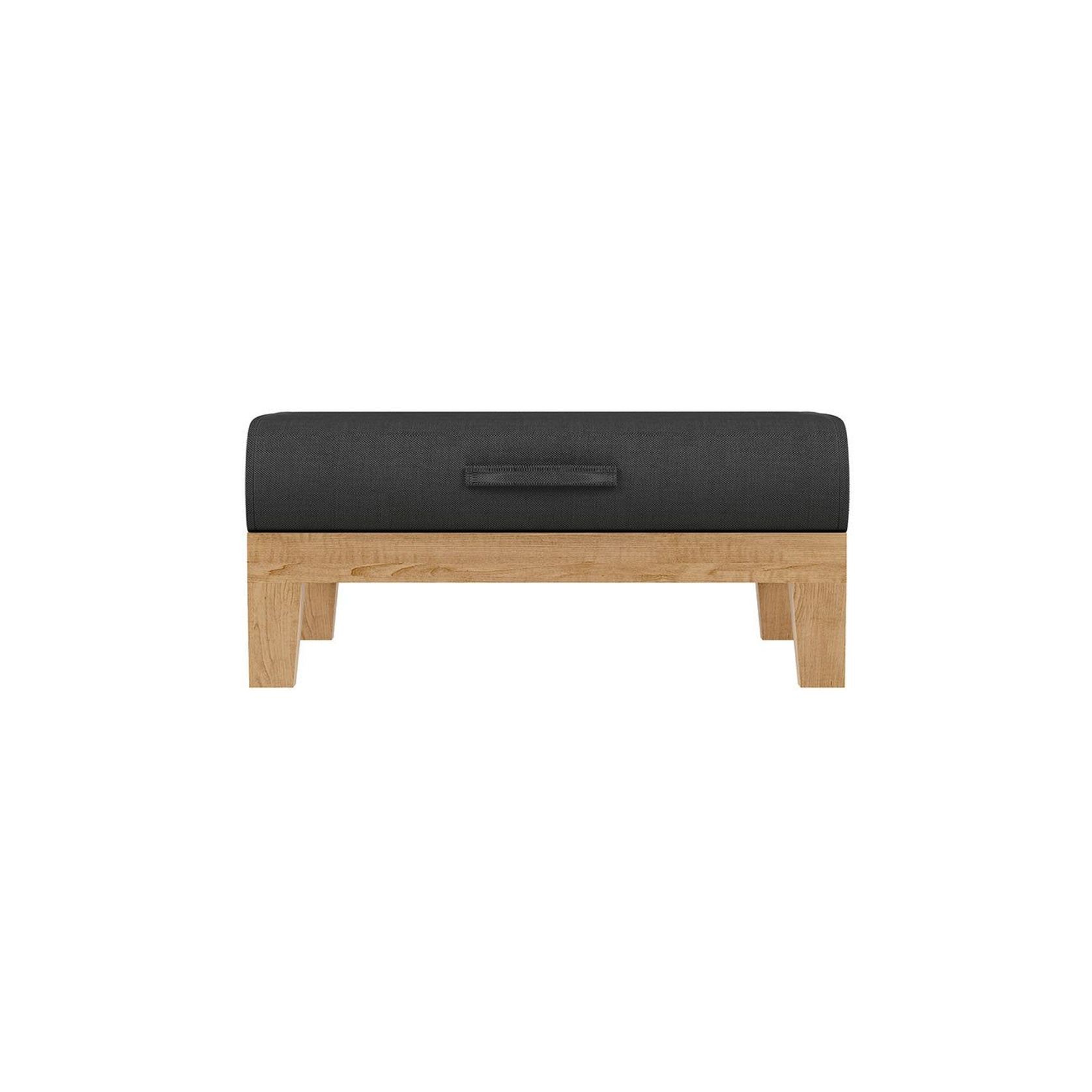 Newport Teak Outdoor Sofa With Ottoman- 4 Seat gallery detail image