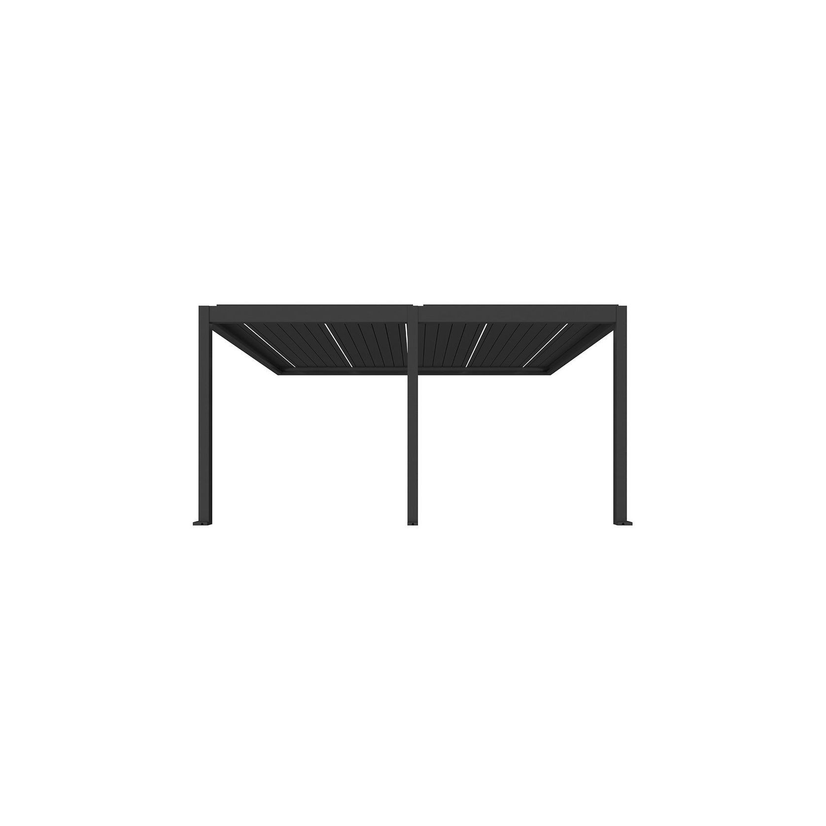Caribbean Motorised Wall Mounted Louvre Roof Aluminium Pergola gallery detail image