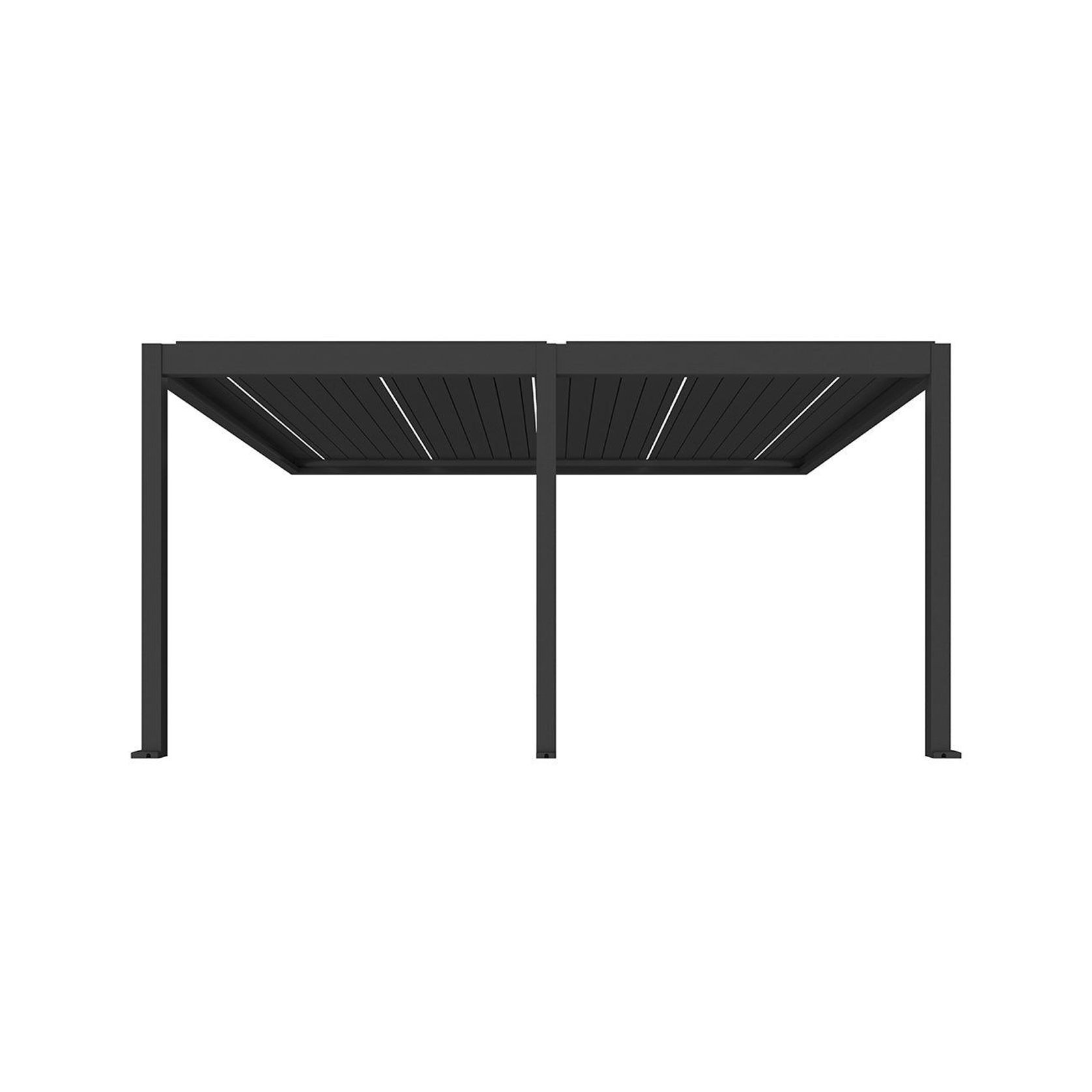 Caribbean Motorised Wall Mounted Louvre Roof Aluminium Pergola gallery detail image