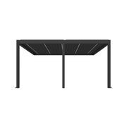 Caribbean Motorised Wall Mounted Louvre Roof Aluminium Pergola gallery detail image