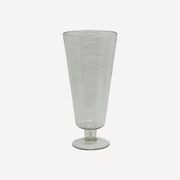 Dappled Clear Urn Vase on Stand gallery detail image