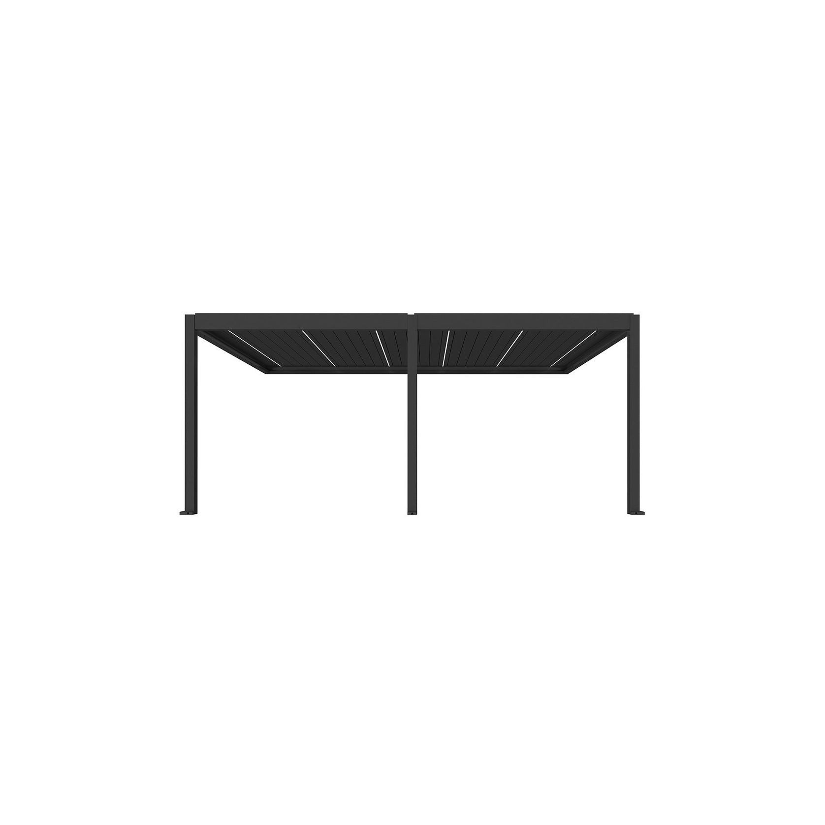 Caribbean Motorised Wall Mounted Louvre Roof Aluminium Pergola gallery detail image